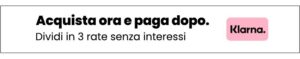 paga in 3 rate con Klarna