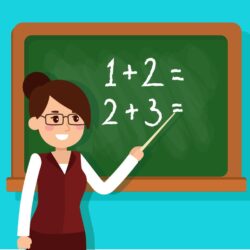 vector-teacher-teaching-math-in-a-classroom